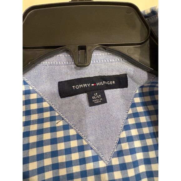 Two Tommy Hilfiger Mens Button Up Shirts - Size Large TALL - NEW - Picture 8 of 10